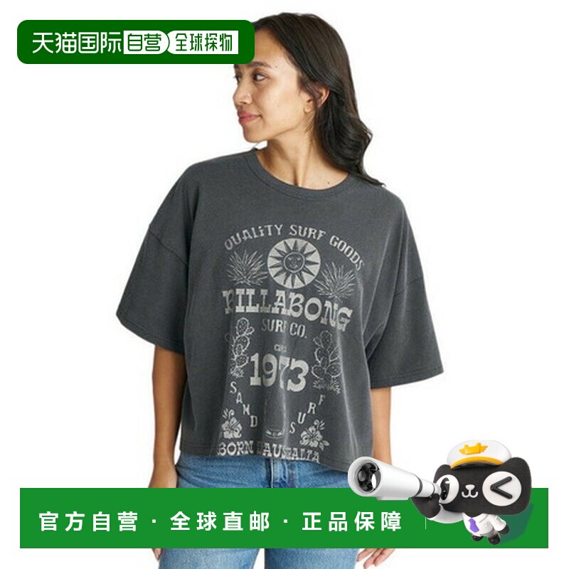 日本直邮BILLABONG女式SUN ECHOES宽松短款速干T恤26SU BG01C209图片