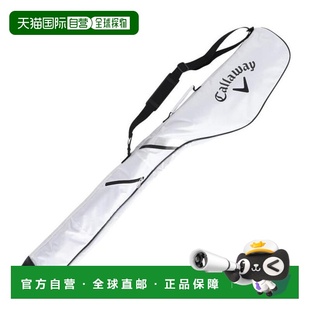 日本直邮CALLAWAY 高尔夫球杆包 5925163 白色银色[男女通用]