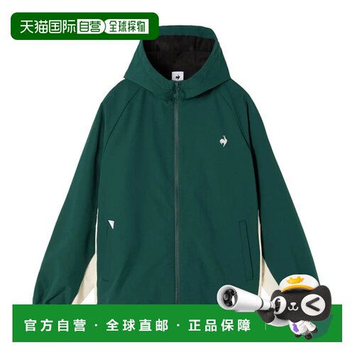 日本直邮le coq sportif 抓绒防风夹克 LT5FWB30L 绿色