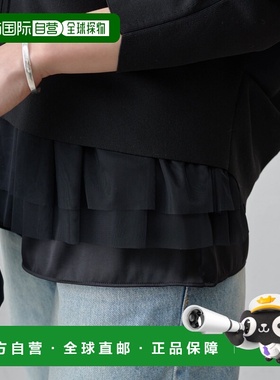 1h可退 日本直邮BEARDSLEY 女装 宽松内搭 蕾丝拼接 网纱设计背心