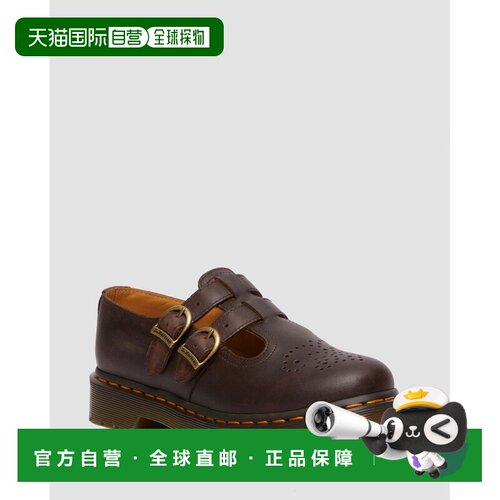 日本直邮Dr.Martens 男女同款 疯马皮玛丽珍鞋806【付后1h可退】