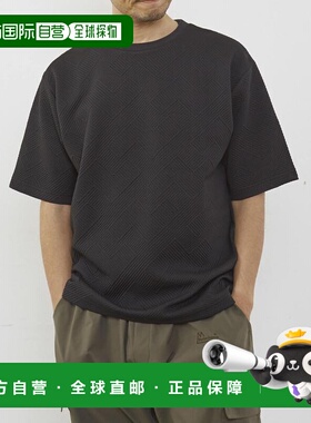 1h可退 日本直邮MASTER FRAME 男士凸纹针织圆领T恤 A0447UTS497