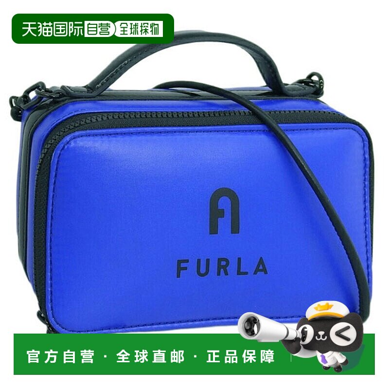日本直邮FURLA 包袋 女士 2WAY 单肩包 手提包 蓝色 FURLA BABYLO