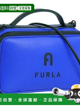 日本直邮FURLA 包袋 女士 2WAY 单肩包 手提包 蓝色 FURLA BABYLO
