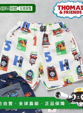 1h可退 日本直邮Thomas 儿童托马斯图案五分裤 V323985
