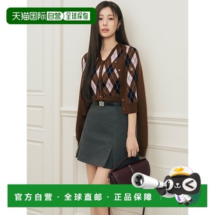 日本直邮SNIDEL Argyle针织羊毛开衫