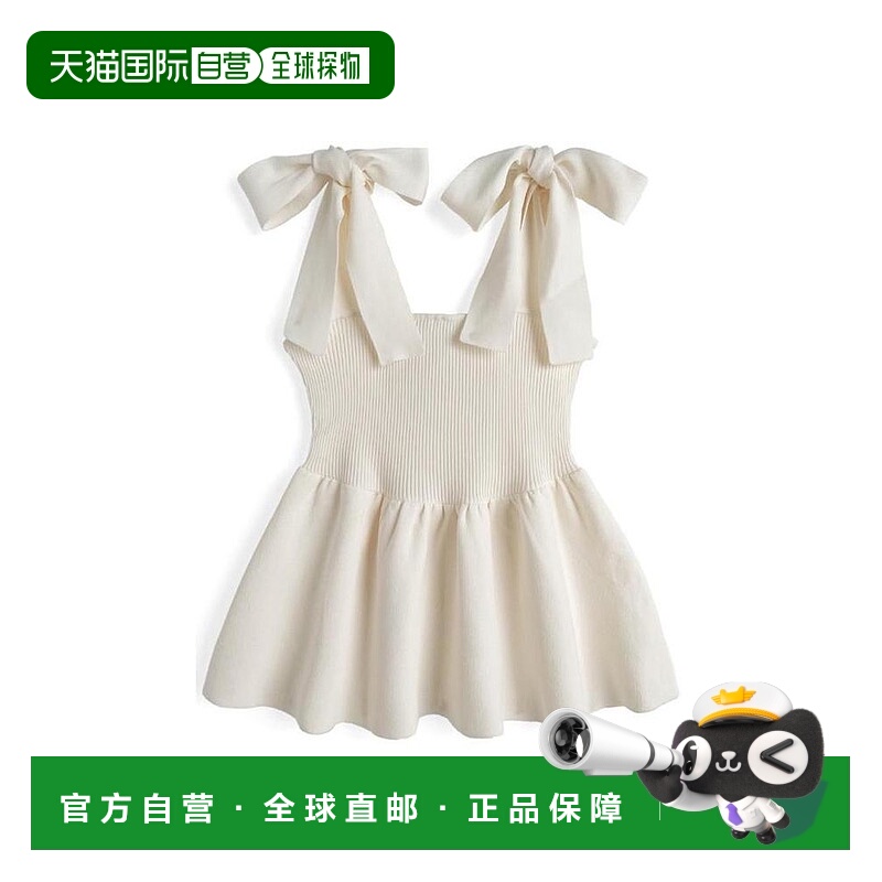 日本直邮日潮 GRL 荷叶边蝴蝶结针织背心  dr696a