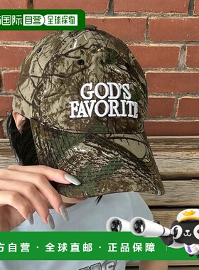 1h可退 日本直邮WEGO 女士迷彩印花棒球帽 街头休闲风 MO25SS07SG