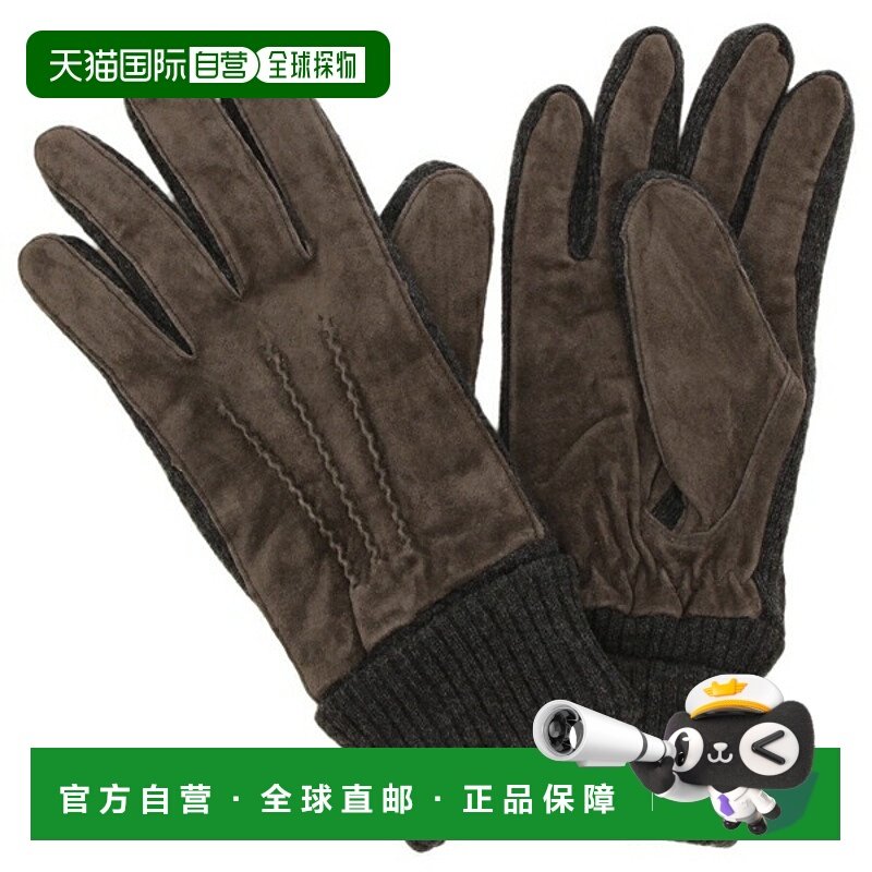 日本直邮Dents Kendall 男士棕色手套DENTS 5-1629