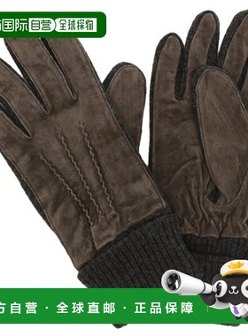 日本直邮Dents Kendall 男士棕色手套DENTS 5-1629