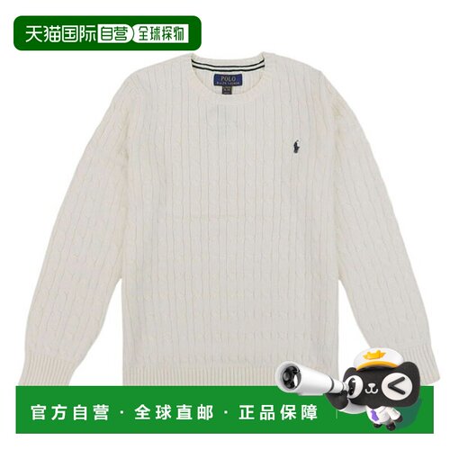日本直邮拉夫 劳伦女童男童针织衫 XL (18-20) 白色 C CORE 32370