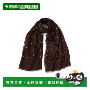 1h可退 日本直邮Holliday & Brown 男士经典点状图案羊毛丝质围巾