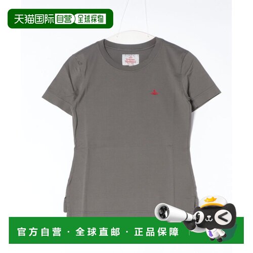日本直邮Vivienne Westwood 女士 有机棉天竺棉基础款经典T恤 161