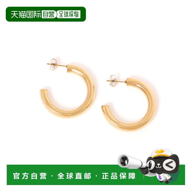 1h可退 日本直邮GLOBAL WORK 女士 不易变色不锈钢 hoop 耳环 600