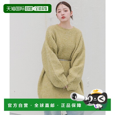 1h可退 日本直邮KBF 女士立体剪裁针织迷你连衣裙 KB4726F910尼龙