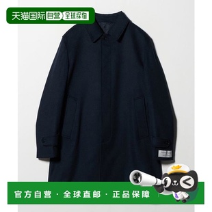 羊毛羊绒巴尔领大衣 1h可退 relaxing label 立领 日本直邮green