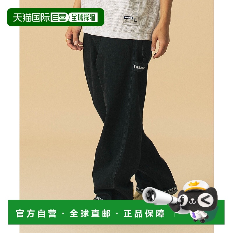 1h可退 日本直邮XLARGE 男女同款刺绣图案工装裤 101252031001