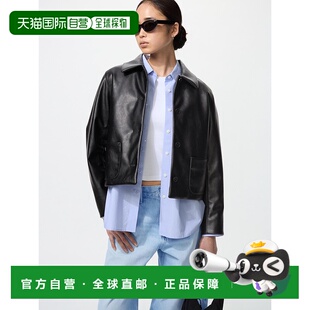 BLACK WOMEN 日潮跑腿UNIQLO优衣库 480060长袖 涂层短夹克