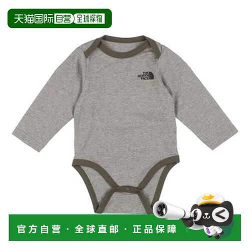 日本直邮The North Face儿童B长袖棉质连体衣NTB82353（混灰色）