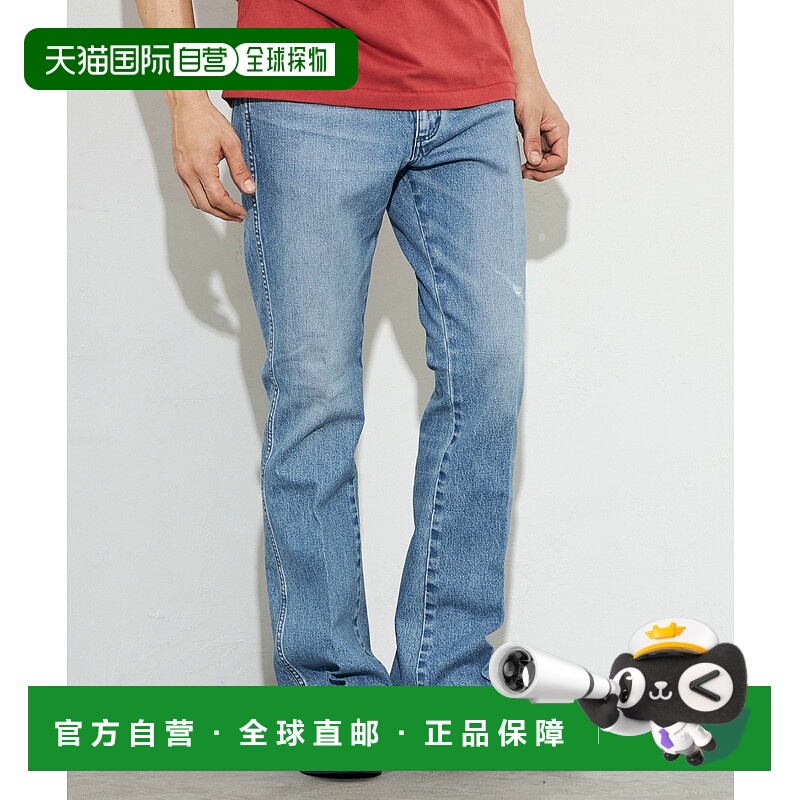 1h可退 日本直邮Wrangler 男士复古高腰喇叭牛仔裤 WM00770008