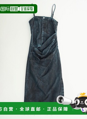 1h可退 日本直邮PRANK PROJECT 女士2WAY亮丝牛仔连衣裙 31251265