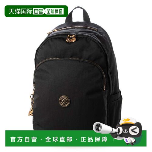 日本直邮Kipling DELIA A4尺寸 双肩包 Blush Gold Blck