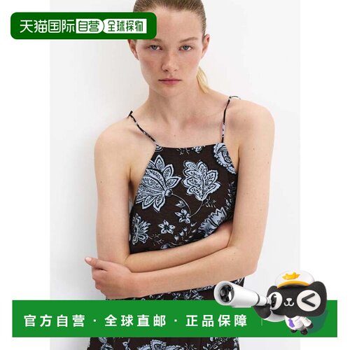 日本直邮MANGO BIMBA棕色上衣