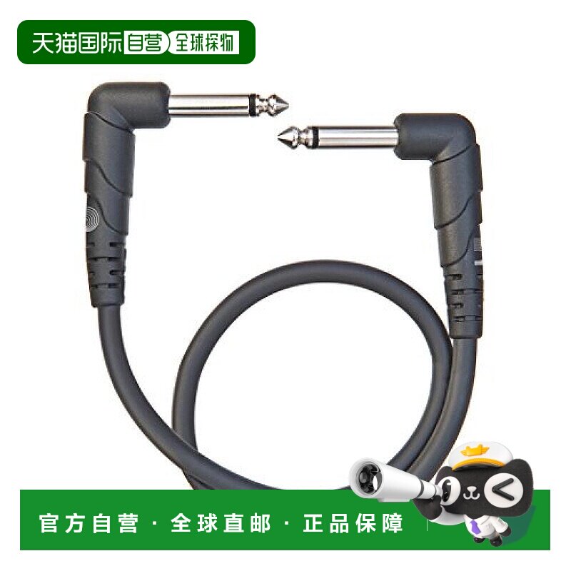 【日本直邮】达达里奥电吉他电贝斯效果器串联连接线30cm黑色L-