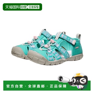 CNX凉爽轻便简约 透气 低帮 青 日本直邮KEEN 儿童凉鞋 Seacamp