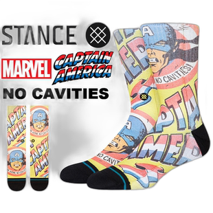 日本直邮STANCE NO CAVITIES 黄色 a556d23noc-yel 漫威复仇者联