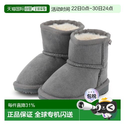 日本直邮品牌官方发货Petit Main防水雪地靴2026新款儿童保暖靴