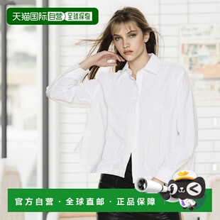 1h可退 日本直邮BANANA REPUBLIC 女士宽松麻质长袖衬衫 728新款