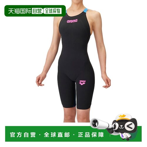 日本直邮ARENA 女性竞技泳衣 Aqua Force Storm CP 黑×蓝 S-LL尺
