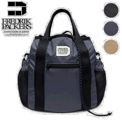 日本直邮fredrik packers容量大休闲斜跨包单肩包妈咪包尼龙背包