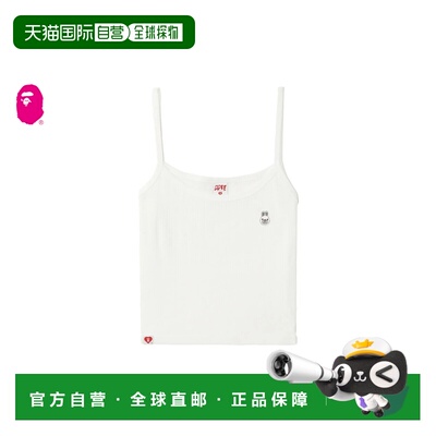 日本直邮A BATHING APE BABY DOPPY BADGE POINTELLE CAMISOLE 婴