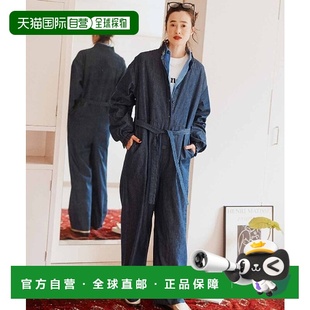 日本直邮Live 全棉宽松直筒连体裤 女装 弗里 comfort 1h可退