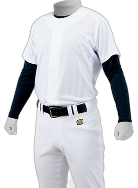 日本直邮ZETT 棒球男孩制服网布全开衫 BU2281MS-1100高档舒适