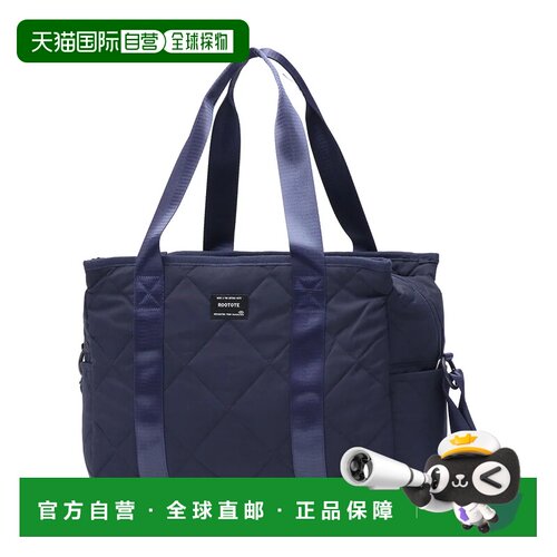 日本直邮ROOTOTE 大容量女士托特包 带拉链 A4 轻便 通勤 旅行 两
