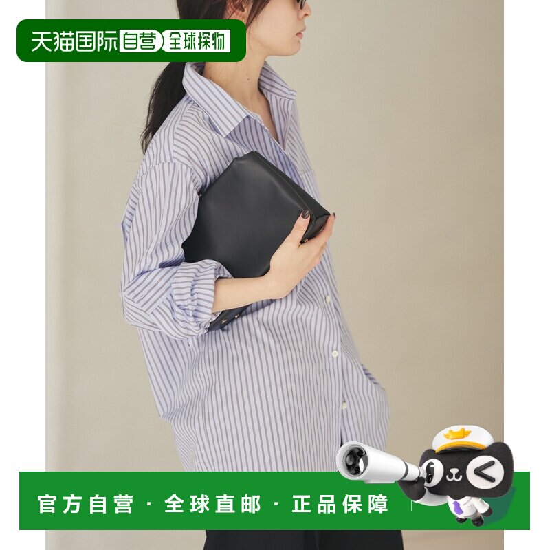 日本直邮Plage 女装 宽松五条纹可调节设计衬衫 26050922200010