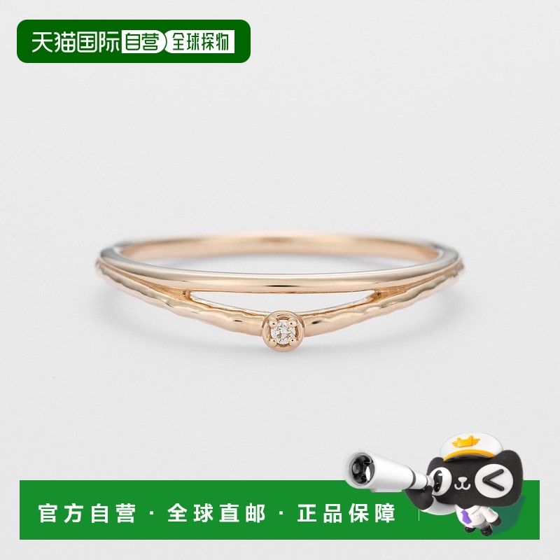 日潮跑腿Agete阿卡朵 K5钻戒 gold 11 10241111157钻石戒指