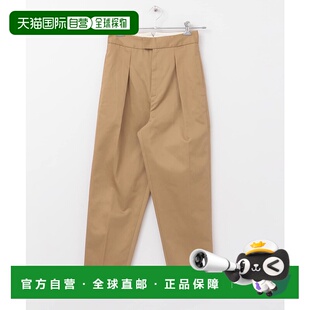 DW0624G601女装 1h可退 女士棉质锥形西裤 Label 日本直邮White