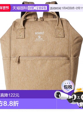 【日本直邮】阿耐洛Anello口金拉链 小型双肩背包 米色SPS GU-B30