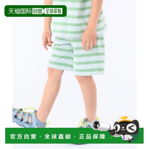 日本直邮SHIPS KIDS 别注 RUSSELL ATHLETIC 100至130cm 条纹短裤