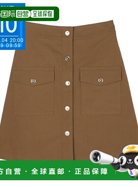 日本直邮Celine 女士棕色半身裙 rj04s 0668 04db JUPE COURTE PO