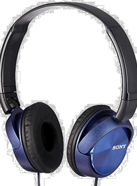 【日本直邮】索尼Sony耳机MDR ZX310：密封折叠蓝色MDR ZX310 L迷