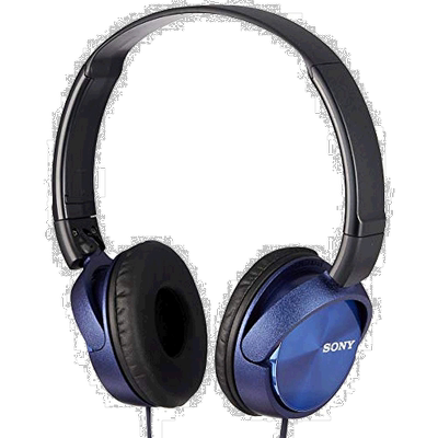 【日本直邮】索尼Sony耳机MDR ZX310：密封折叠蓝色MDR ZX310 L迷