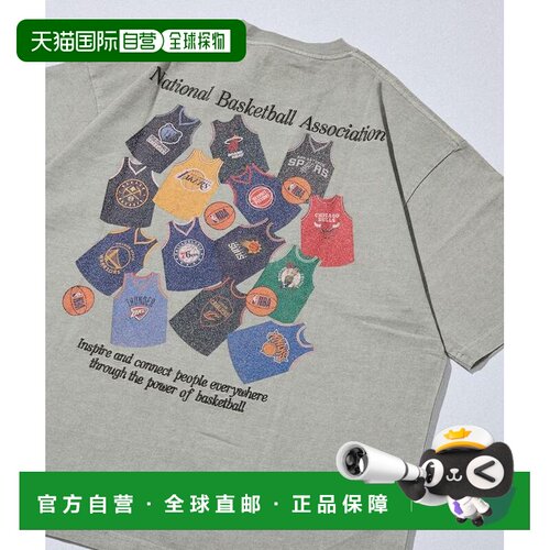 日本直邮FREAK'S STORE 男装 NBA联名做旧风后印T【付后1h可退】