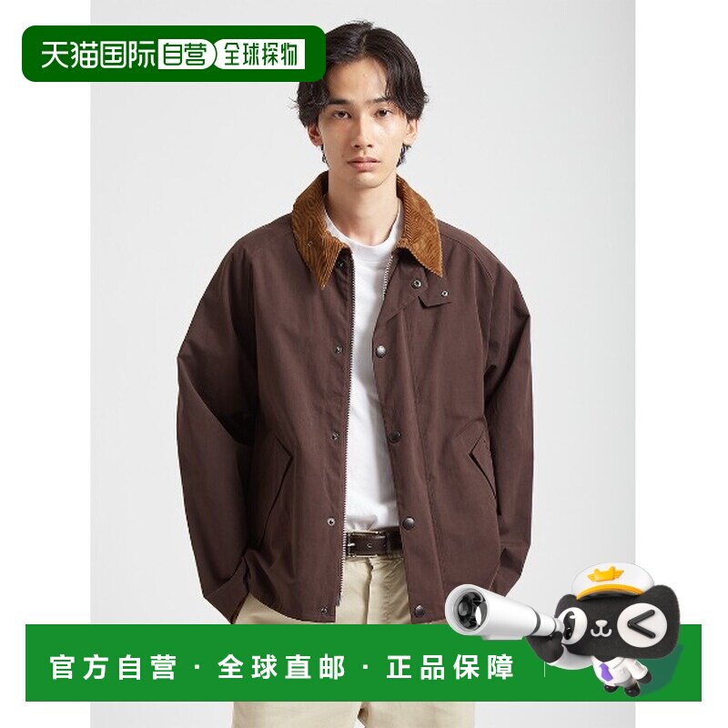 日本直邮Barbour 男女同款 桃皮绒教练夹克 全棉【付后1h可退】