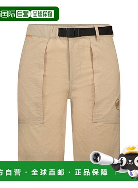 日潮跑腿MAMMUT猛犸象 户外远足工装短裤 savannah M 1023-00910