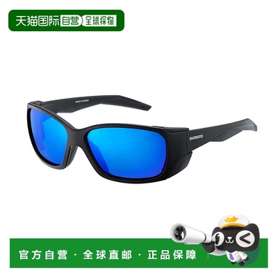 日本直邮Shimano 偏光眼镜钓鱼眼镜 01 UJ-032Y 哑光黑/蓝镜 [4]
